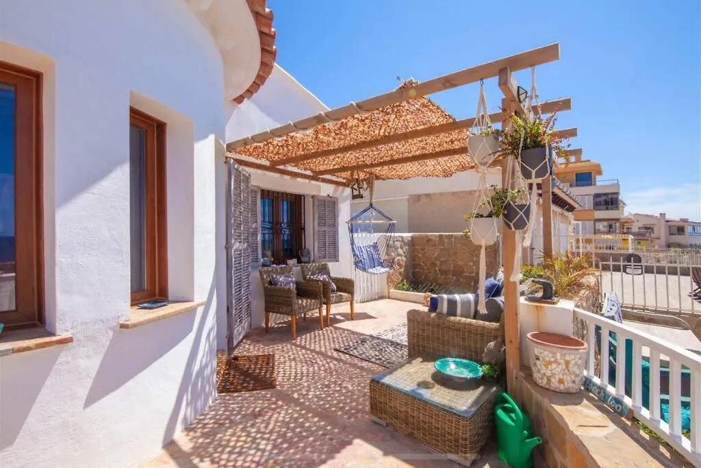 Villa Beach House With Beautiful Sea Views Front Line Palma de Mallorca Spanien